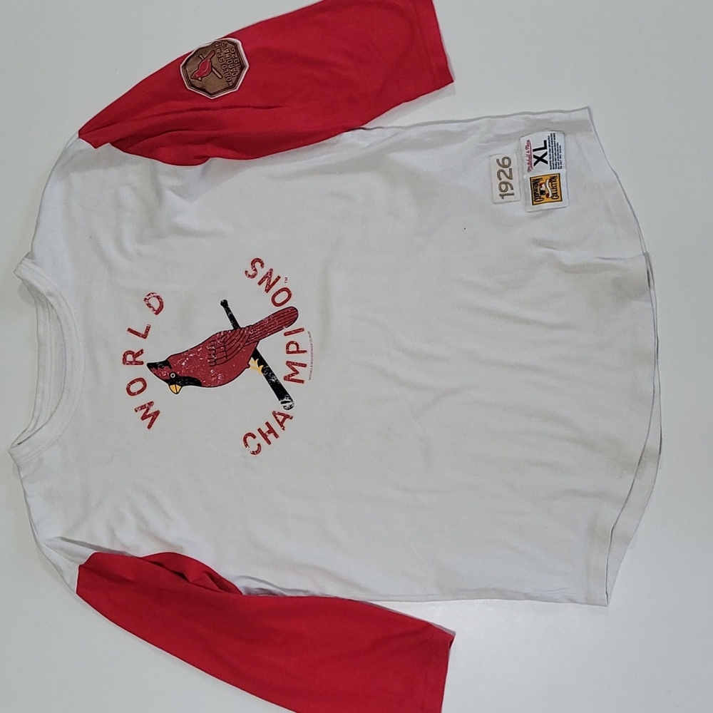Mitchell & Ness throwback Cardinals 1926 world series raglan